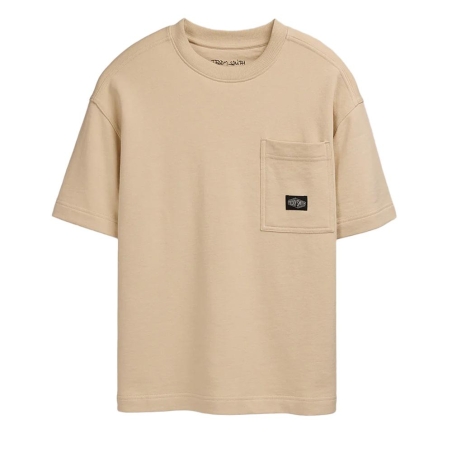 T-shirt Beige Garçon Teddy Smith Och