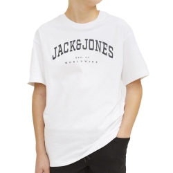 T-shirt Blanc Garçon Jack & Jones Varsity
