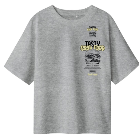 T-shirt Gris Garçon Name it Mtibilbo