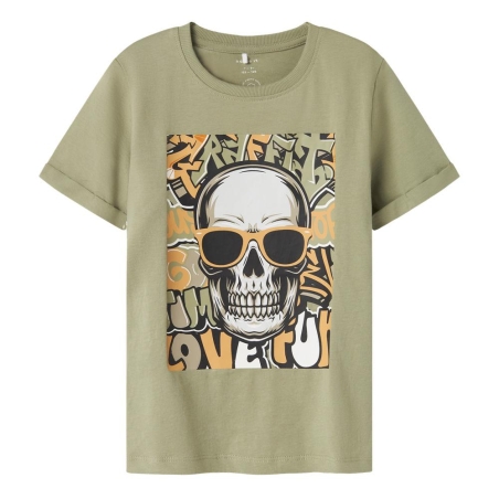 T-shirt Vert Garçon Name it Tantan
