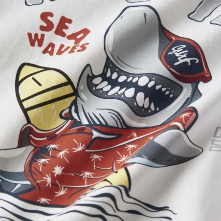 T-Shirt Blanc Garçon Name it Vanyo