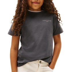 T-Shirt Gris Mixte Junior Tommy Hilfiger Mini Corp