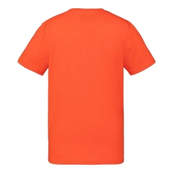 T-shirt Orange Garçon Schott USTOUR
