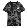 T-shirt Noir/Kaki Garçon Puma Camo