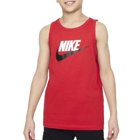 Débardeur Rouge Garçon Nike K Nsw Tank