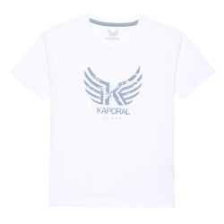 T-shirt Blanc Garçon Kaporal OLLIEE