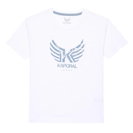 T-shirt Blanc Garçon Kaporal OLLIEE