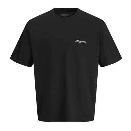 T-Shirt Noir Garçon Jack & Jones Slington