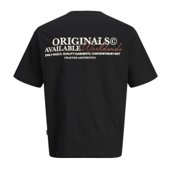 T-Shirt Noir Garçon Jack & Jones Slington