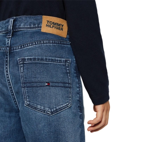 Jean Slim Bleu Garçon Tommy Hilfiger Scanton KB0KB09181