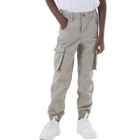 Pantalon Cargo Gris Clair Garçon Name it Cargo