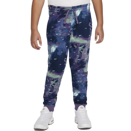 Jogging Marine/Violet Garçon Nike Club