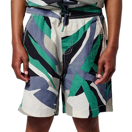 Short Beige/Bleu/Vert Garçon Kaporal Oben
