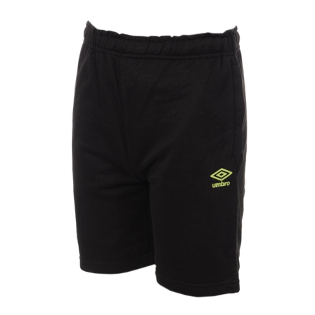 Short Noir/Vert Garçon Umbro Leis