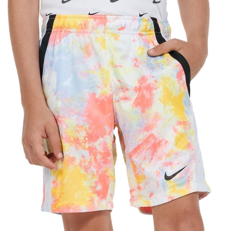 Short Jaune/Orange/Bleu Garçon Nike Dry Short