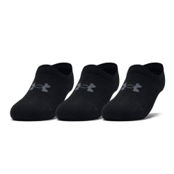 X3 Paires de Chaussettes Noir Garçon Under Armour Ultra