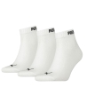 X3 Paires de Chaussettes Blanches Mixte Puma Quarter