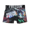 Boxer Noir/Gris à Imprimés Garçon Freegun SKA