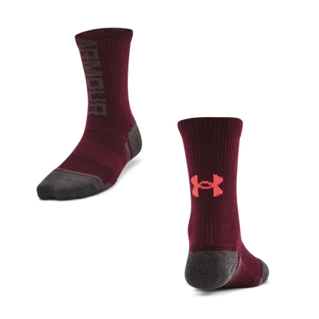 x3 Paires de Chaussettes Blanc/Gris/Rouge Under Armour 1379521