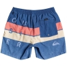 Short de bain Bleu Garçon Quiksilver Word Block 15
