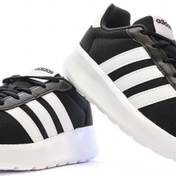Baskets Noires Junior Adidas Lite Racer 3.0