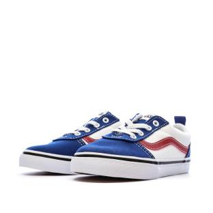 Baskets Bleu/Blanc/Rouge Garçon/Fille Vans Ward Slip