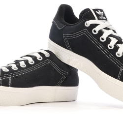 Baskets Noires Garçon/Fille Adidas Stan Smith