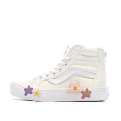 Baskets Beiges Fille Vans Flower