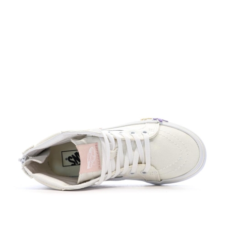 Baskets Beiges Fille Vans Flower