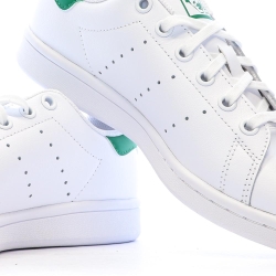 Stan Smith Blanc/Vert Mixte Adidas