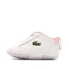 Baskets Blanches/Rose Bébé Lacoste Carnaby Set 225