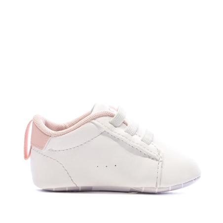 Baskets Blanches/Rose Bébé Lacoste Carnaby Set 225