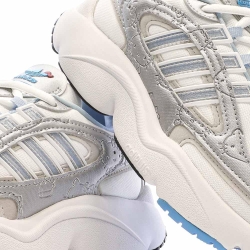 Baskets Blanches/Bleu Fille Adidas Ozmillen