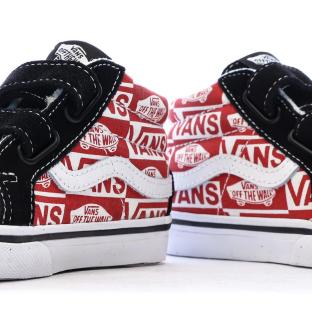 Baskets Rouge/Noir Enfant Vans Td Sk8-mid Reissue V Logo