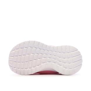 Baskets Rose/Orange Fille Adidas Tensaur Run 2.0