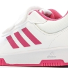 Baskets Blanches/Roses Fille Adidas Tensaur