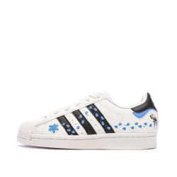 Baskets Blanc/Noir Enfant Adidas Superstar IG6263