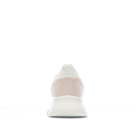 Baskets Rose/Blanche Fille Adidas Retropy F2 J GX9229