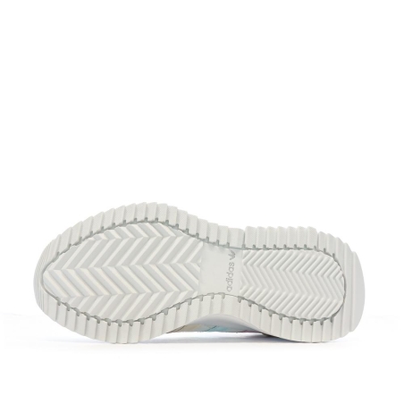 Baskets Rose/Blanche Fille Adidas Retropy F2 J GX9229