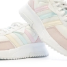 Baskets Rose/Blanche Fille Adidas Retropy F2 J GX9229