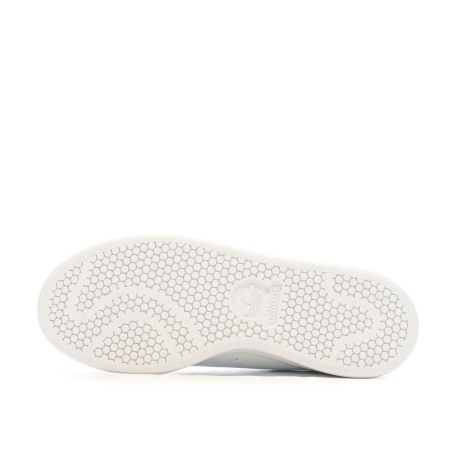 Baskets Blanches/Roses Fille Adidas Stan Smith J