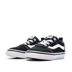 Baskets Noires/Blanches Enfant Vans Ward Slip-on