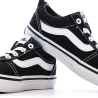 Baskets Noires/Blanches Enfant Vans Ward Slip-on