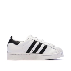 Baskets Blanc/Noir Junior Adidas Superstar II