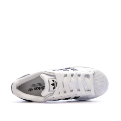 Baskets Blanc/Noir Junior Adidas Superstar II