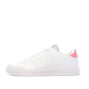 Baskets Blanches Fille/Femme Adidas Advantage Base 2.0