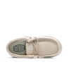 Chaussures Beige Fille Hey Dude Wally Youth Slub Canvas