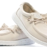 Chaussures Beige Fille Hey Dude Wally Youth Slub Canvas