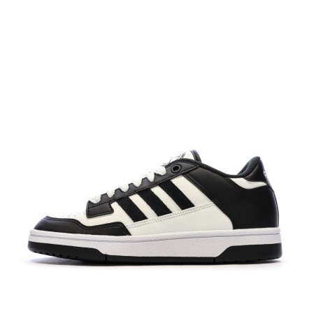 Baskets Noires/Blanches Enfant Adidas Rapid Court