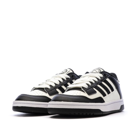 Baskets Noires/Blanches Enfant Adidas Rapid Court